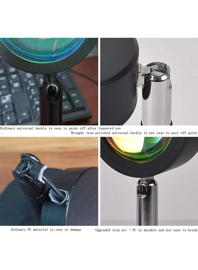 Sunset Projection LED Table Lamp Yellow - Image 4