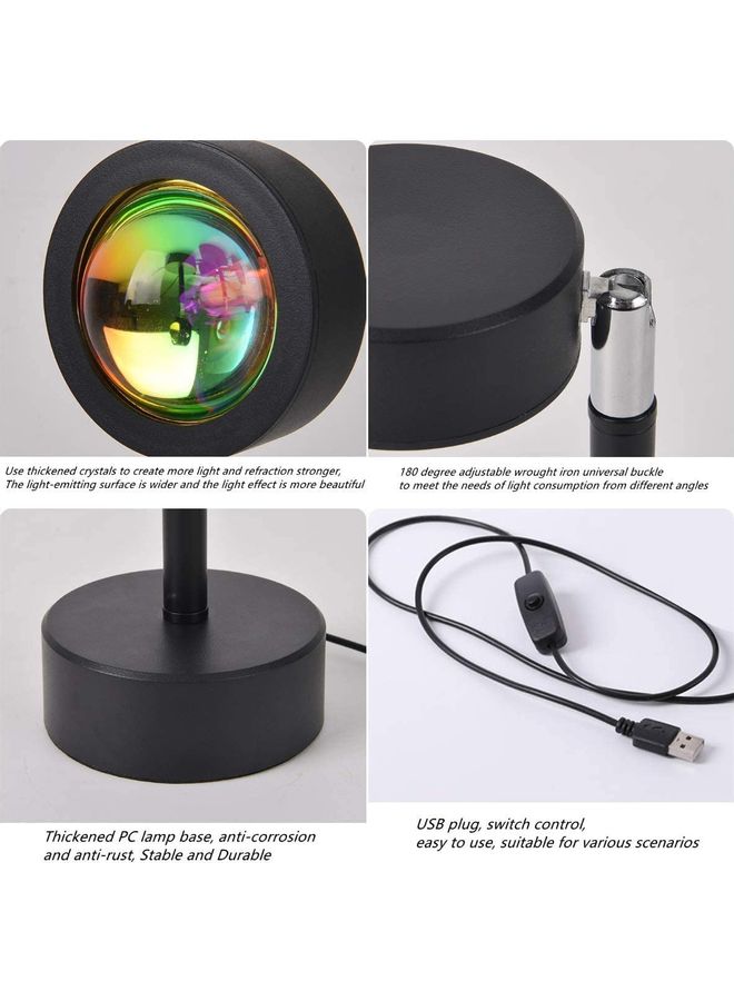 Sunset Projection LED Table Lamp Yellow - Image 5