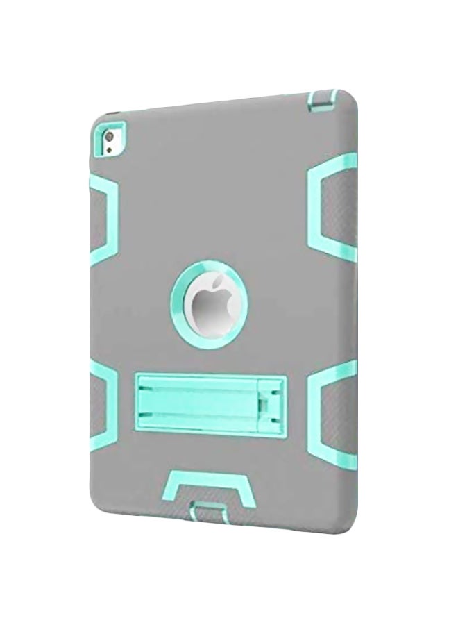 أليش غطاء حماية ذكي مضاد للغبار مصنوع من المطاط لجهاز أبل آي باد آير 2/6 رمادي/أزرق - Image 1