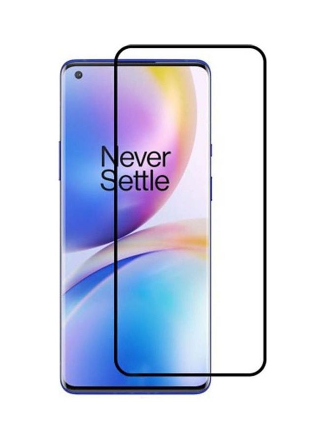 shAyzee Tempered Glass Screen Protector For OnePlus 8 Pro Clear/Black - Image 1