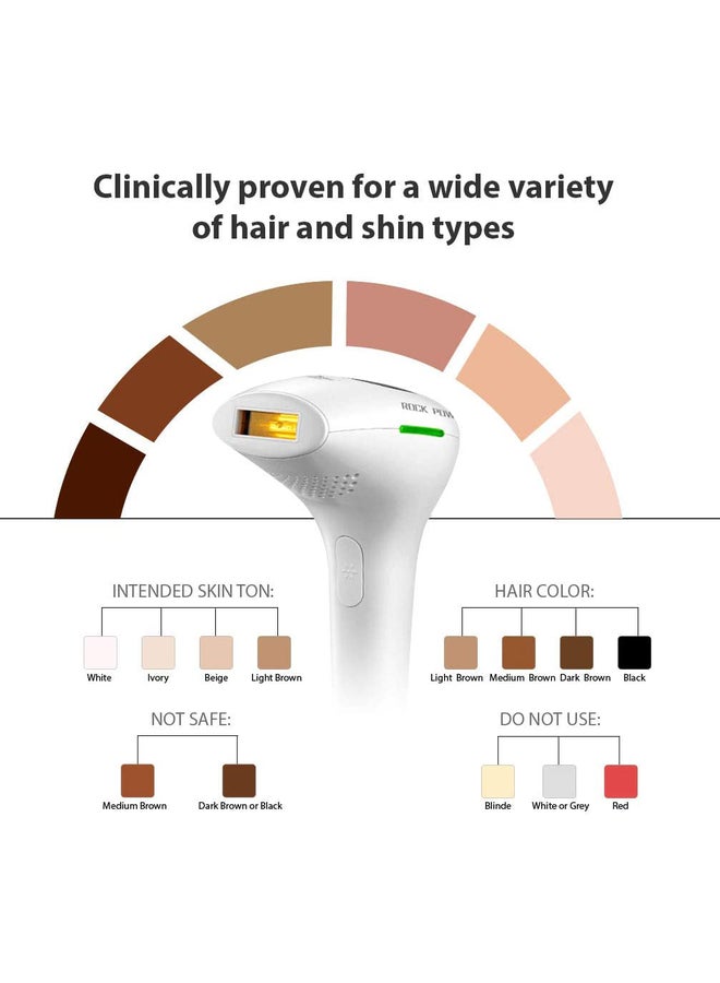 روك بو جهاز ليزر بتقنية الضوء النابض المكثف لإزالة الشعر بشكل دائم أبيض - Image 3