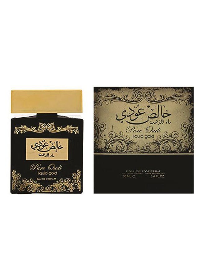 Lattafa - Pure Oudi Liquid Gold EDP 100ml - Image 1