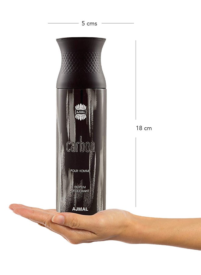Ajmal Carbon Deodorant Spray Black 200ml  - Image 3