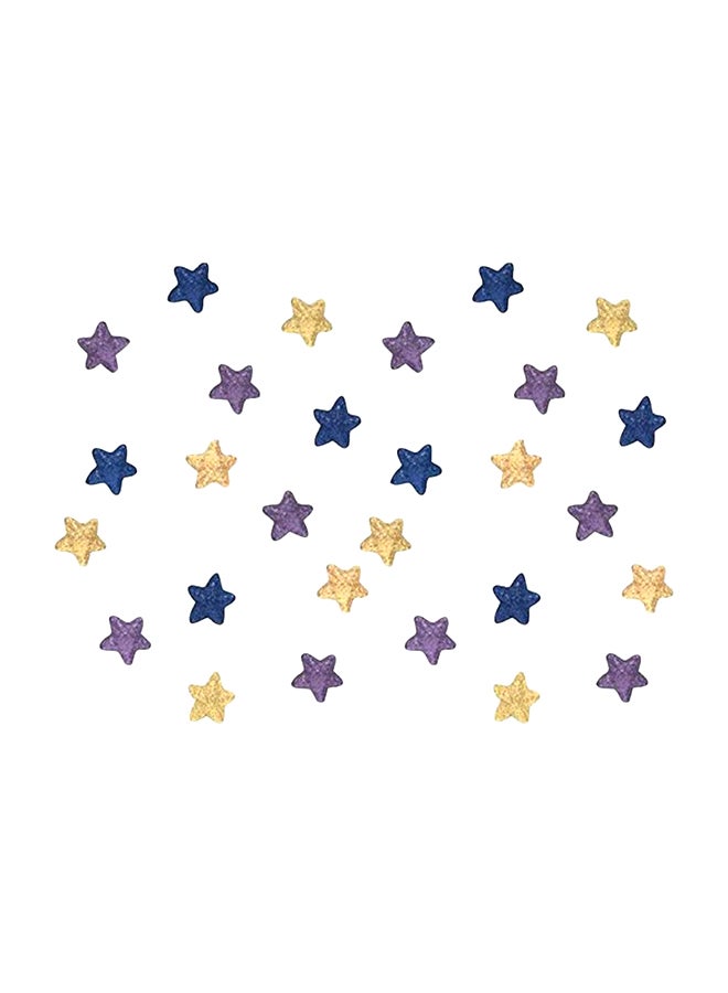 Amscan 32-Piece Eid Glitter Star And Moon Foam Scatters Decorations - Image 1