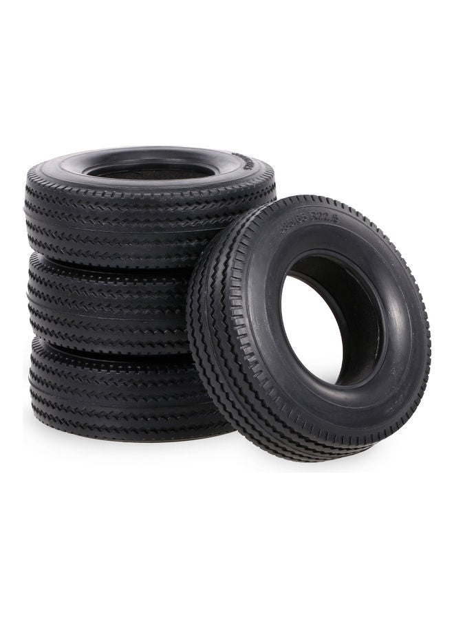 4-Piece Rubber Wheel For 1:14 Tamiya RC Car  - Image 1