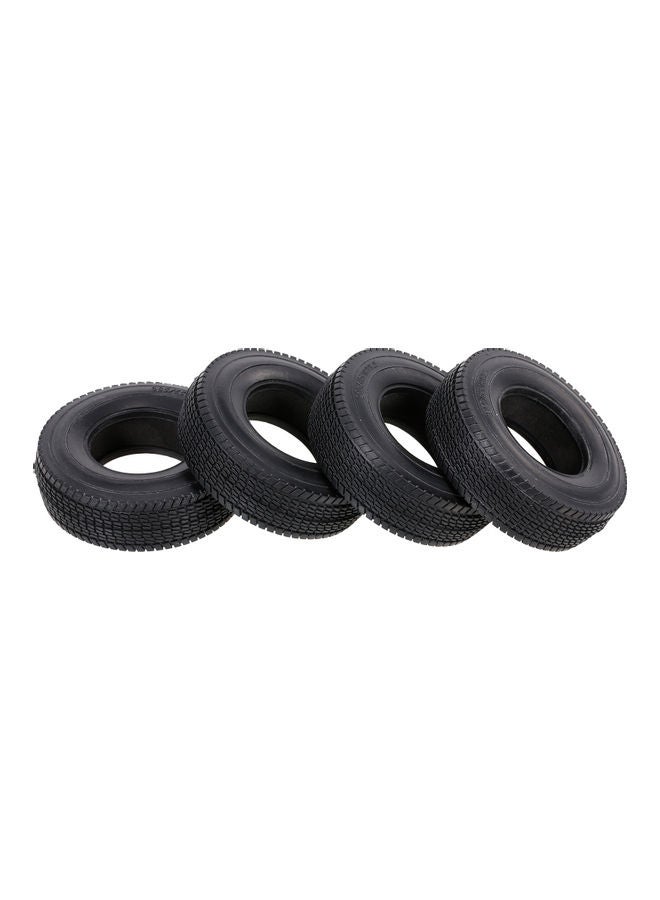 4-Piece Rubber Wheel For 1:14 Tamiya RC Car  - Image 4