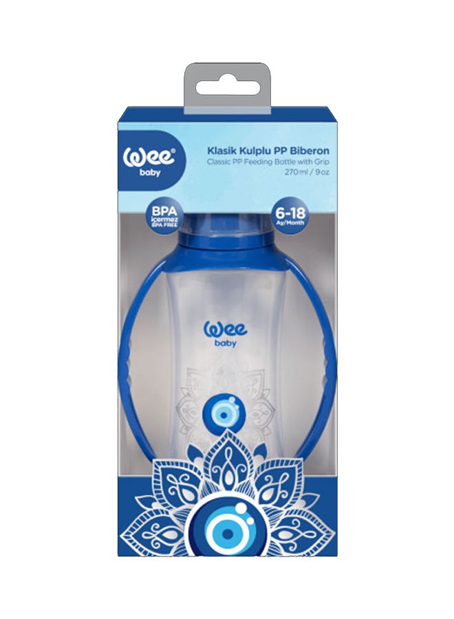 Wee baby Classic PP Feeding Bottle With Grip - 270ml - Image 2