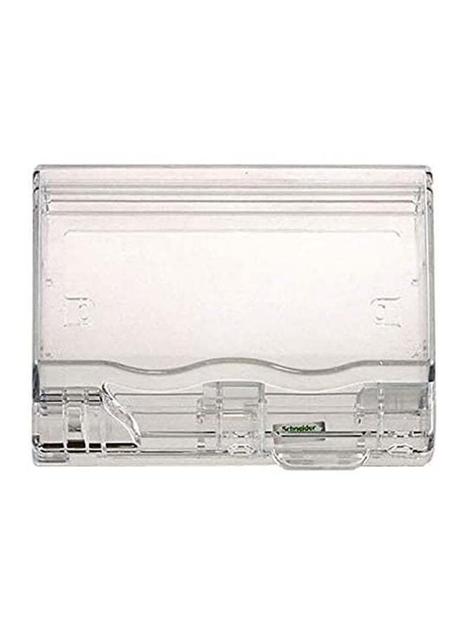 Schneider Electric Waterproof Wall Plate Clear 160x120.6x50mm - Image 1