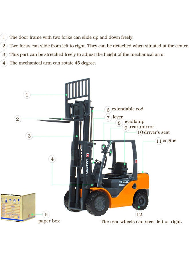 1/20 Scale Model Forklift Truck  - Image 4
