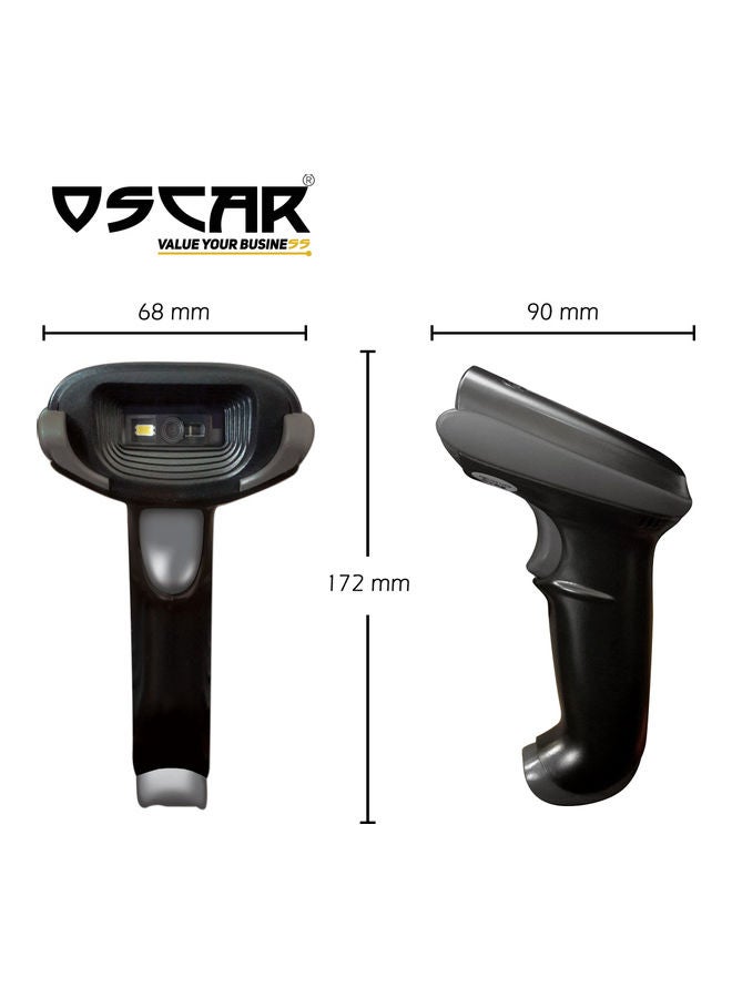 Oscar - UniBar II 1D QR 2D Barcode Scanner Black - Image 1