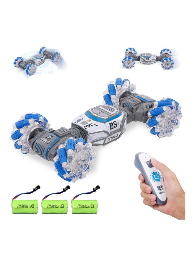 Transformable Double-Sided RC Stunt Car With 3 Battery - Image 2
