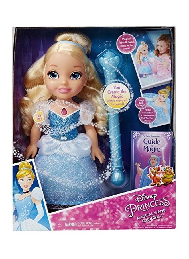 Disney Princess - Cinderella Doll With Magical Wand - Image 1