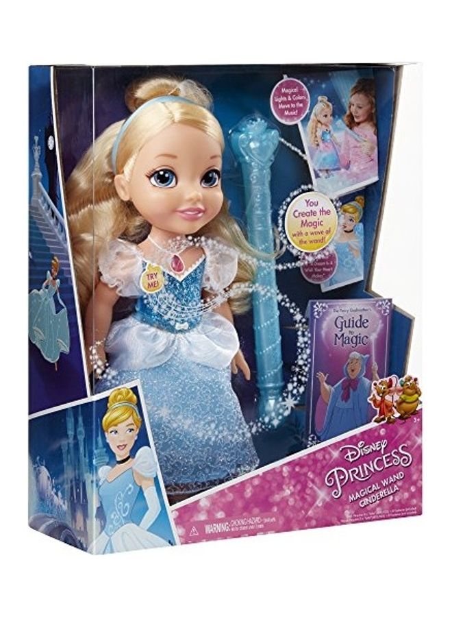 Disney Princess - Cinderella Doll With Magical Wand - Image 1