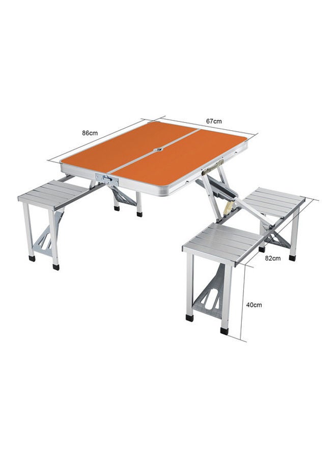 4-Seat Folding Table Multicolour - v1617715312/N46220438A_2