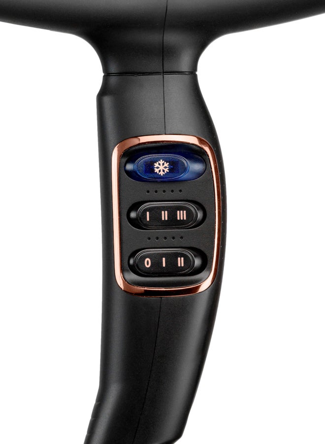 babyliss - Digital Dryer | 2200w With An Advanced Digital Motor| 3 Heat / 2 Speed Settings With Super Ionic Frizz-control | Lightweight & 10 Years Motor Guarantee | D665SDE Black - Image 1