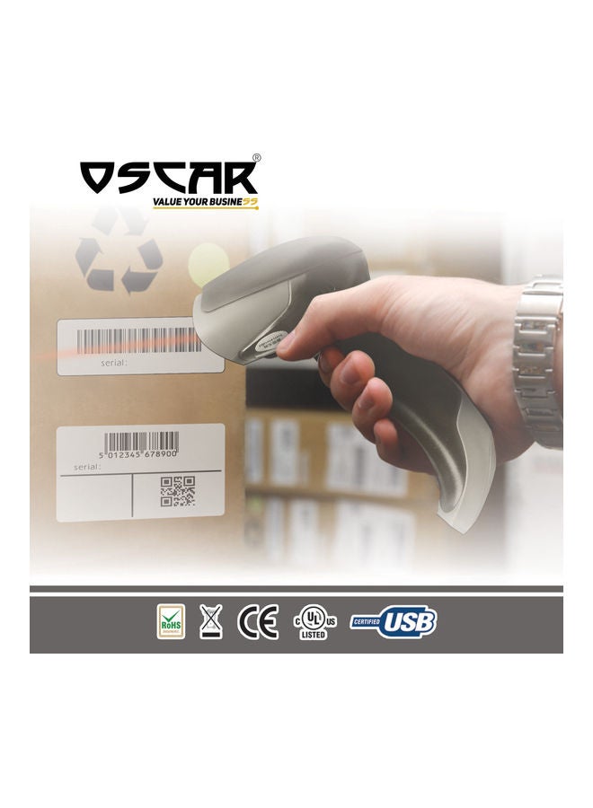 Oscar - UniBar II QR Code Barcode Scanner Black - Image 1