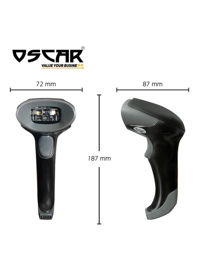 Oscar - UniBar II QR Code Barcode Scanner Black - Image 1