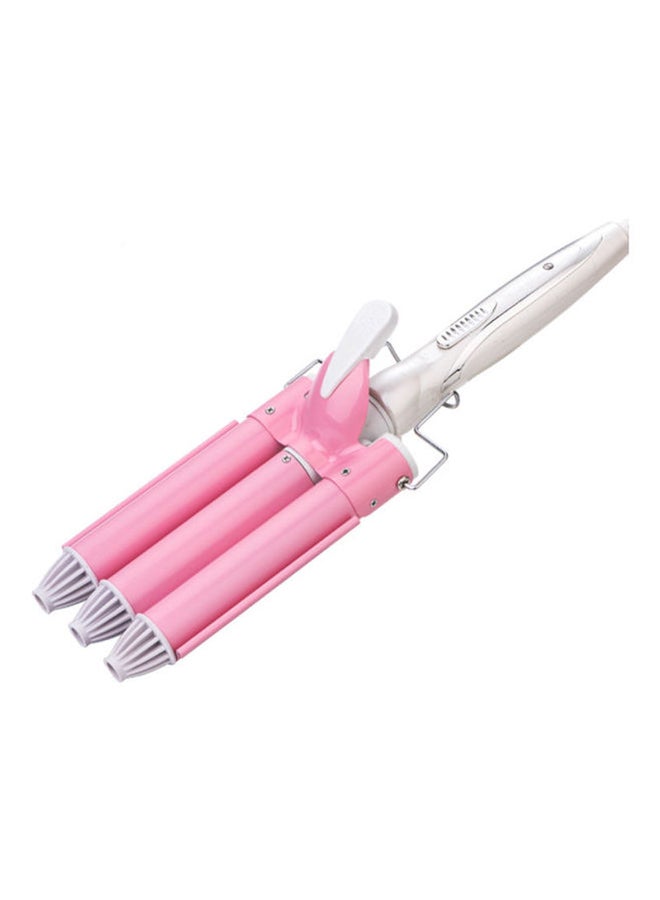 Beauenty Three-Stick Water Ripple Curler Pink/White - Image 2