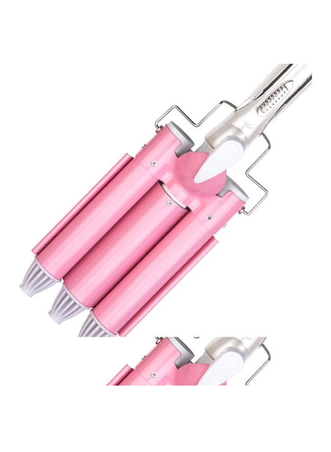 Beauenty Three-Stick Water Ripple Curler Pink/White - Image 5