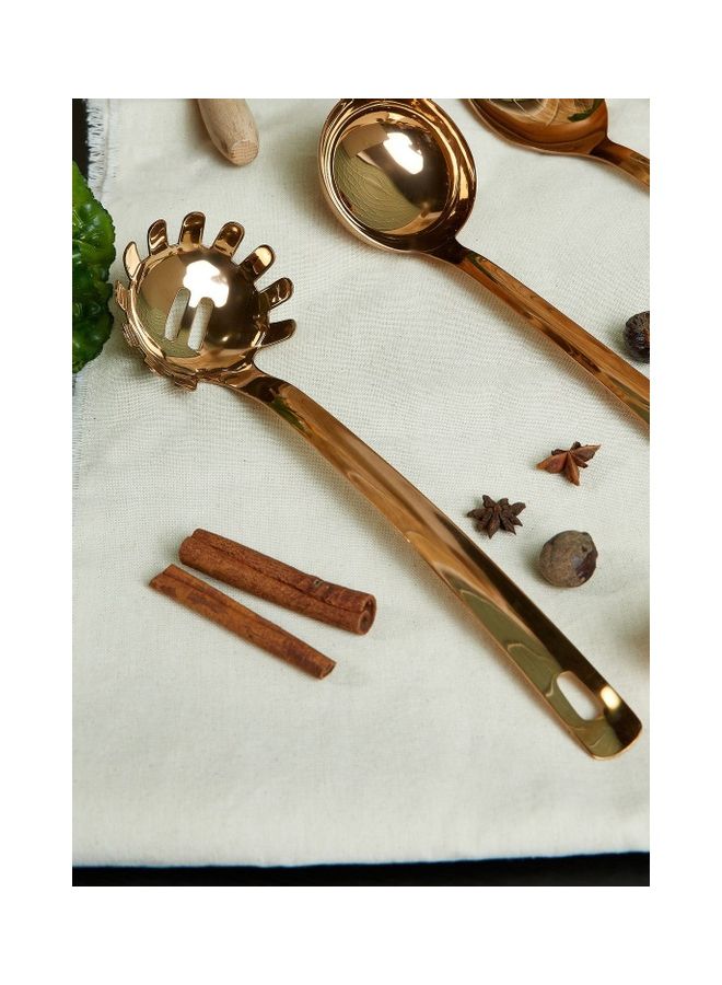 Premier Freya Stainless Steel Rose Gold Spaghetti Spoon Rosegold OS - Image 1