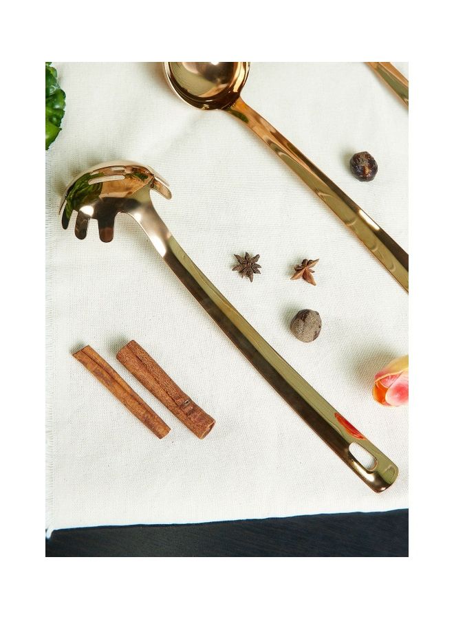 Premier Freya Stainless Steel Rose Gold Spaghetti Spoon Rosegold OS - Image 2