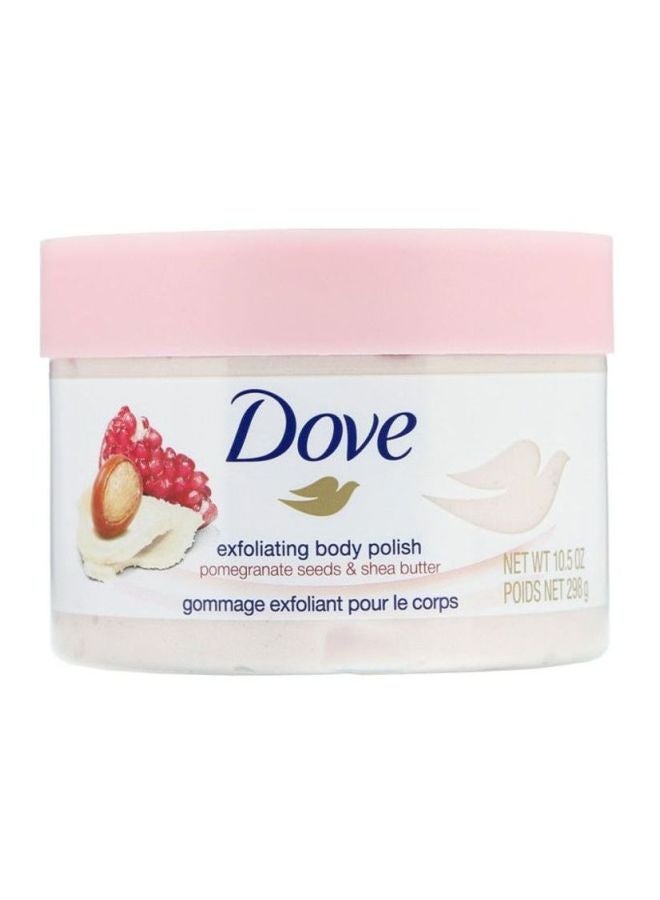 دوف مقشر للجسم ببذور الرمان وزبدة الشيا وردي 298جرام - Image 1