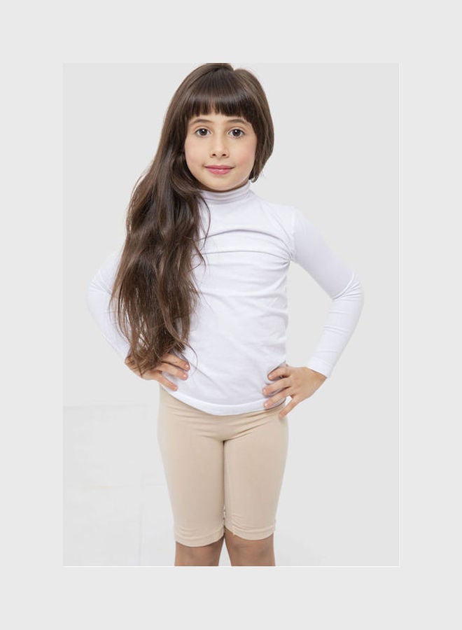 كارينا شورت بناتي - حيادي بيج متوسط - Image 1