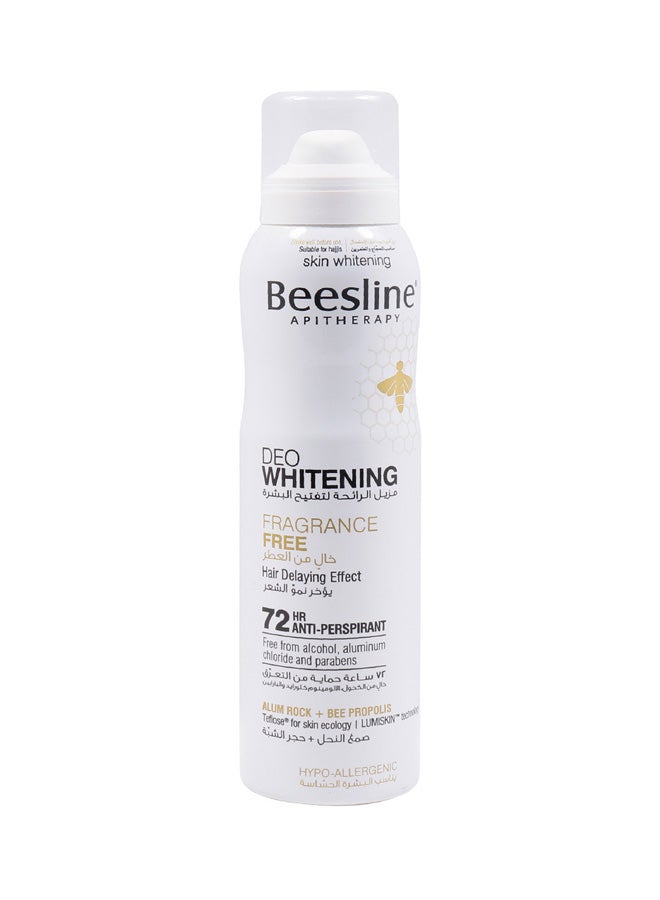 Beesline Apitherapy Deodrant Whitening Spray White 150ml - Image 1