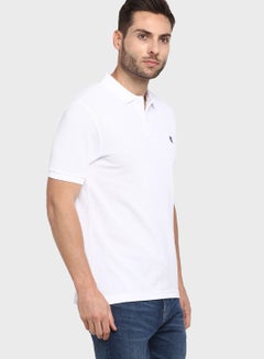 Red Tape Essential Collared Neck Polo White  - Image 4