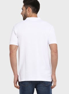 Red Tape Essential Collared Neck Polo White  - Image 2