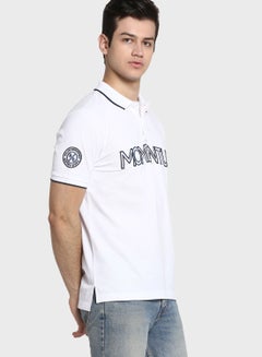Red Tape Momentum Tipped Polo White  - Image 3