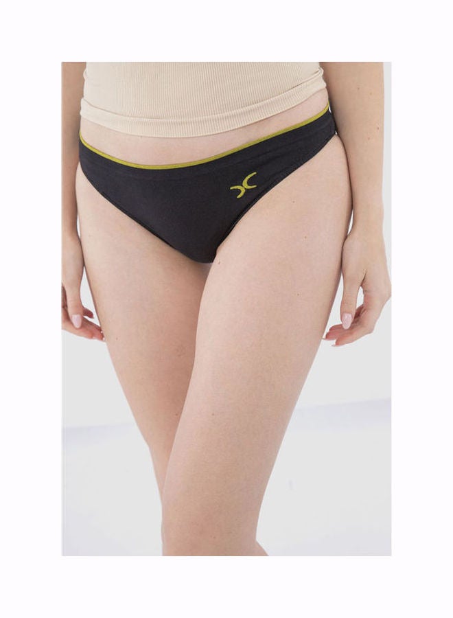 Carina Cotton Bikini Brief-N black  - Image 1
