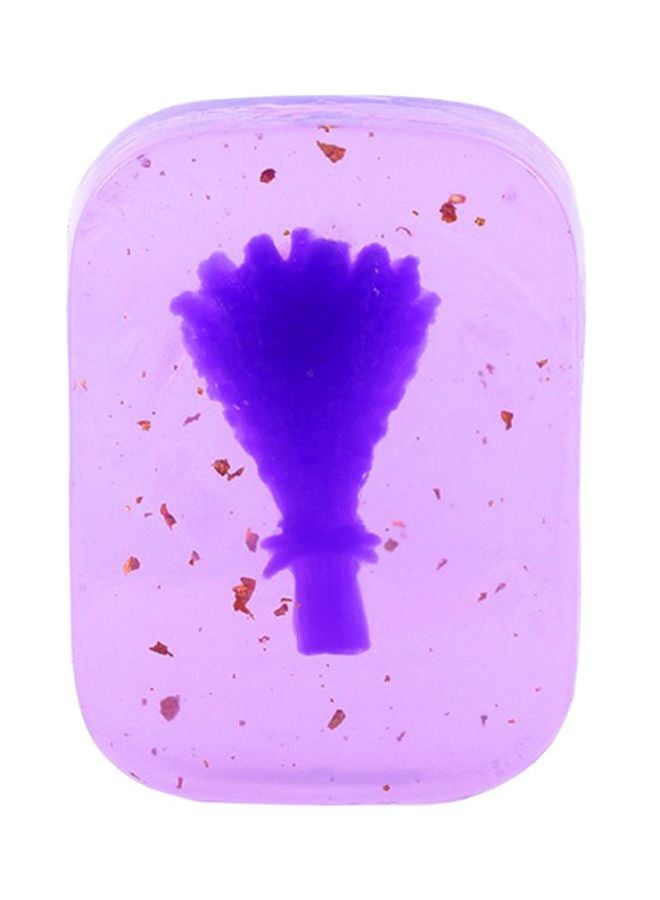 DR. RASHEL 24K Gold And Lavender Essential Oil Soap Purple 100grams - Image 1