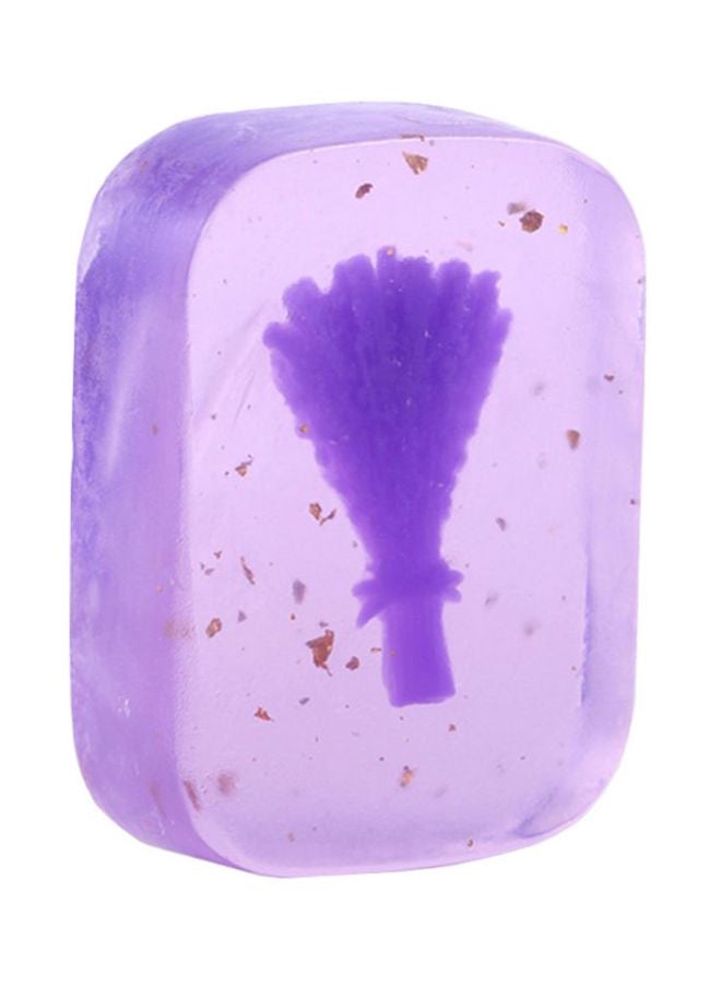DR. RASHEL 24K Gold And Lavender Essential Oil Soap Purple 100grams - Image 2