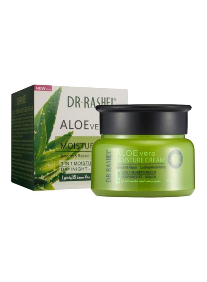 DR. RASHEL 3-In-1 Aloe Vera Moisture Cream Green 50grams  - Image 2