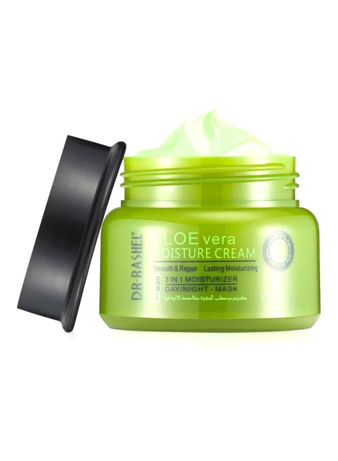 DR. RASHEL 3-In-1 Aloe Vera Moisture Cream Green 50grams  - Image 4