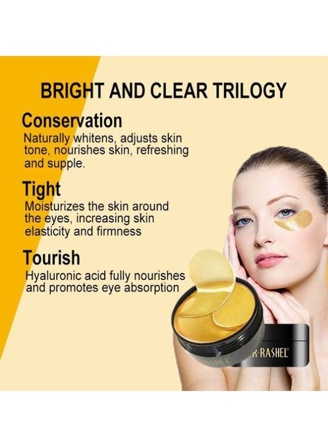 DR. RASHEL - 24K Gold Collagen Hydrogel Eye Mask Multicolour - Image 1