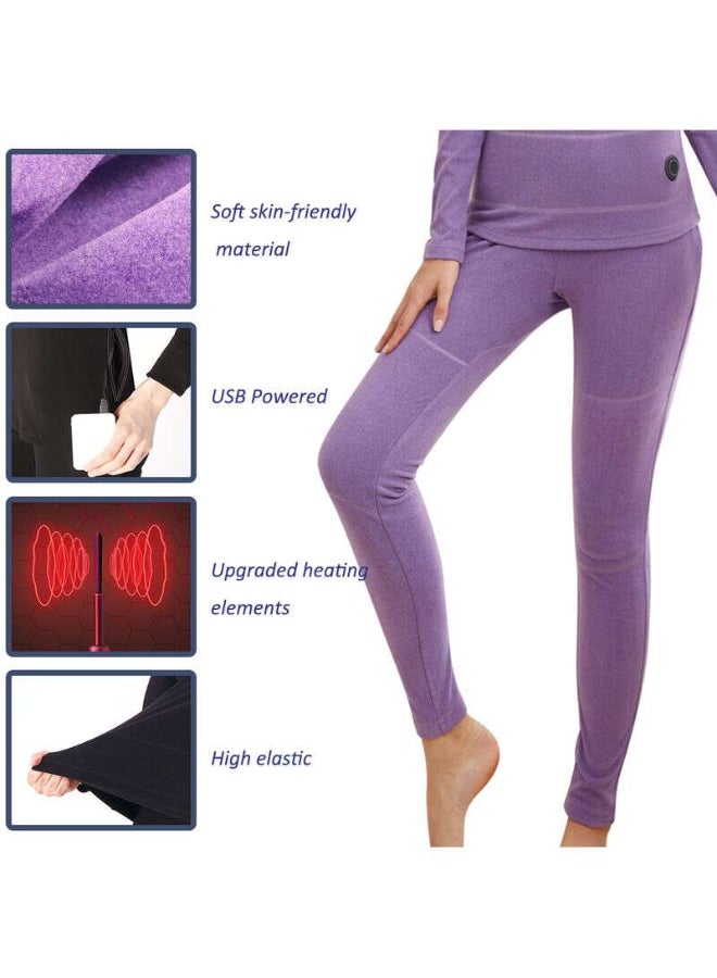 Generic - Intelligent Temperature Control Sweatpants Purple - Image 1