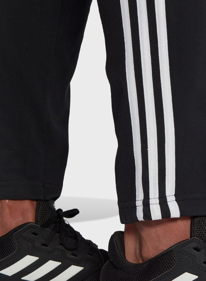 Adidas - 3-Stripe Logo Graphic Sweatpants Black/White - Image 1