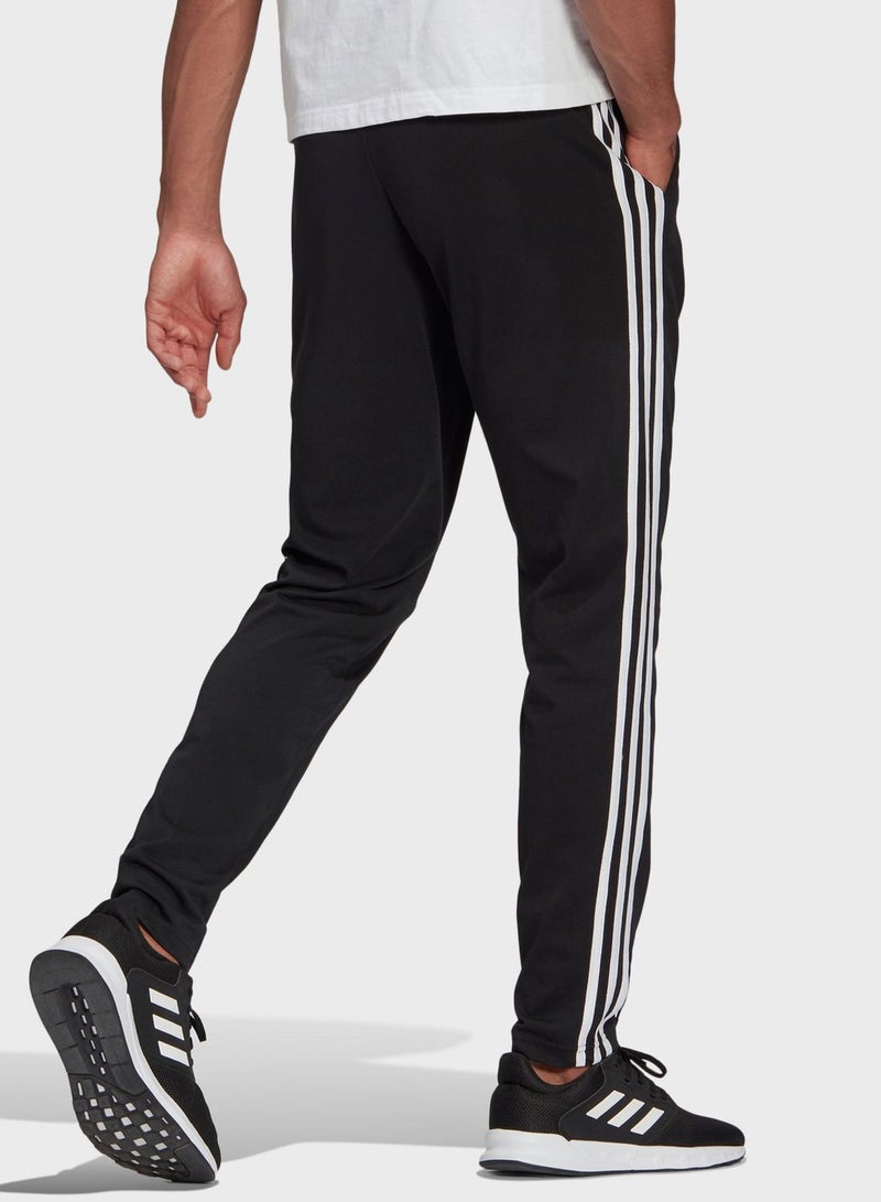 Adidas - 3-Stripe Logo Graphic Sweatpants Black/White - Image 1