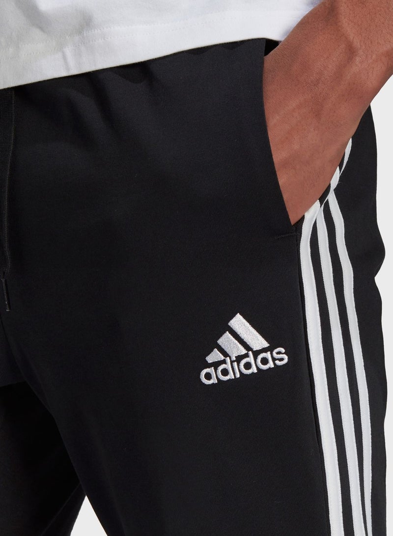 Adidas - 3-Stripe Logo Graphic Sweatpants Black/White - Image 1
