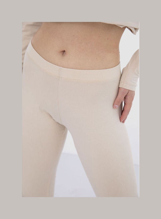 Carina Legging Cotton Med Beige  - Image 2
