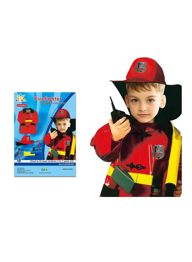 FAMILY CENTER Fire Fighter Costume In Pvc Bag Asstd 30-1379-108 36cm  - Image 5