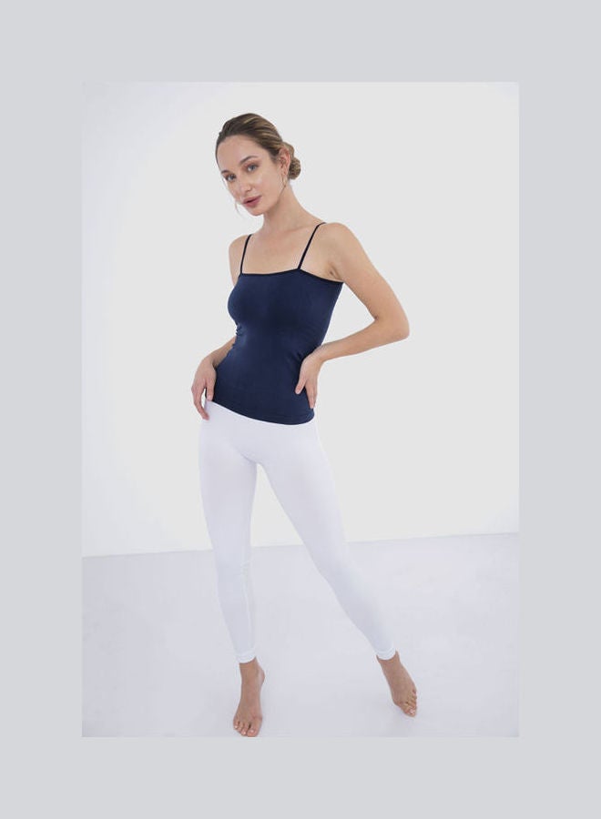 Carina Casual Plain Basic Body Wear Microfibre For Women Navy  - Image 1