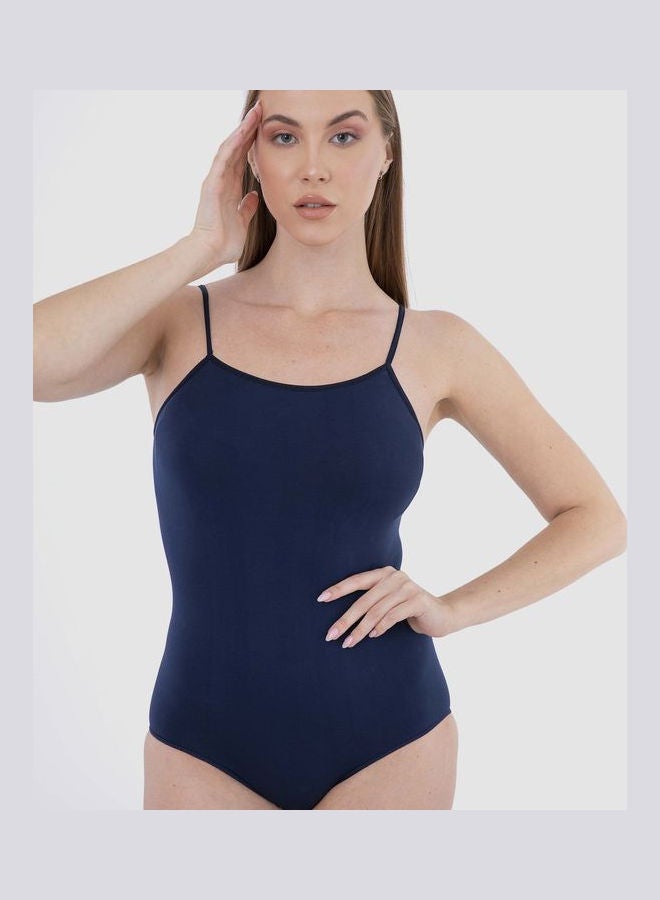 Carina Casual Plain Basic Body Wear Microfibre For Women Navy  - Image 3