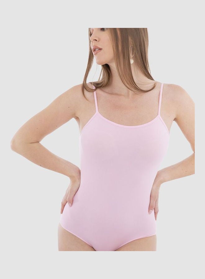 Carina Casual Plain Basic Body Wear Microfibre For Women Pink  - Image 4