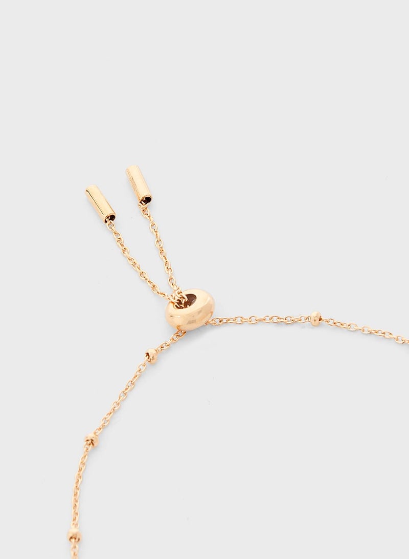 فوسيل سوار بتصميم سلسلة على شكل قلب مرفرف - Image 3