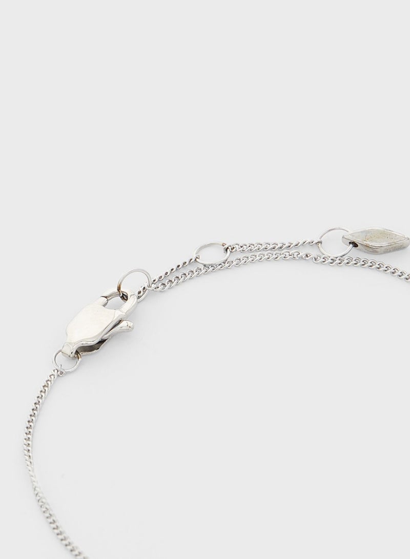 فوسيل سوار بلونين بتصميم قلب مزدوج - Image 3