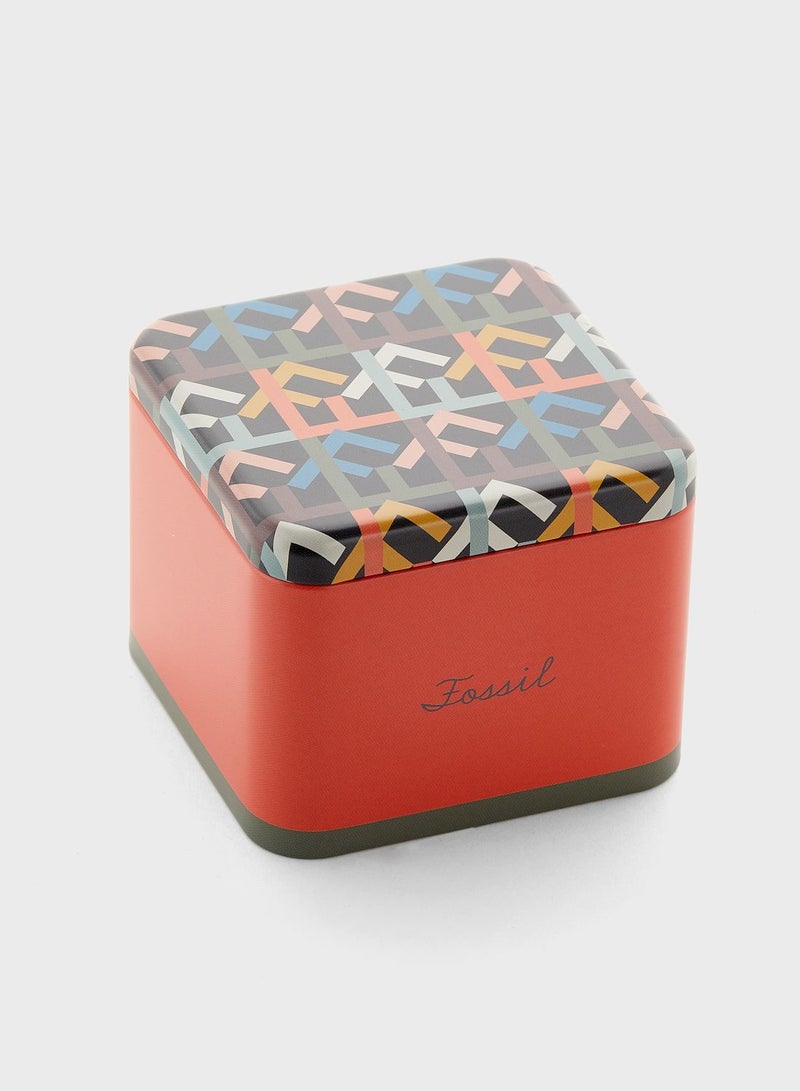 فوسيل سوار بلونين بتصميم قلب مزدوج - Image 4