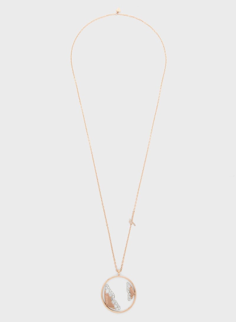 GUESS - Butterfly Wings Pendant Necklace - Image 1